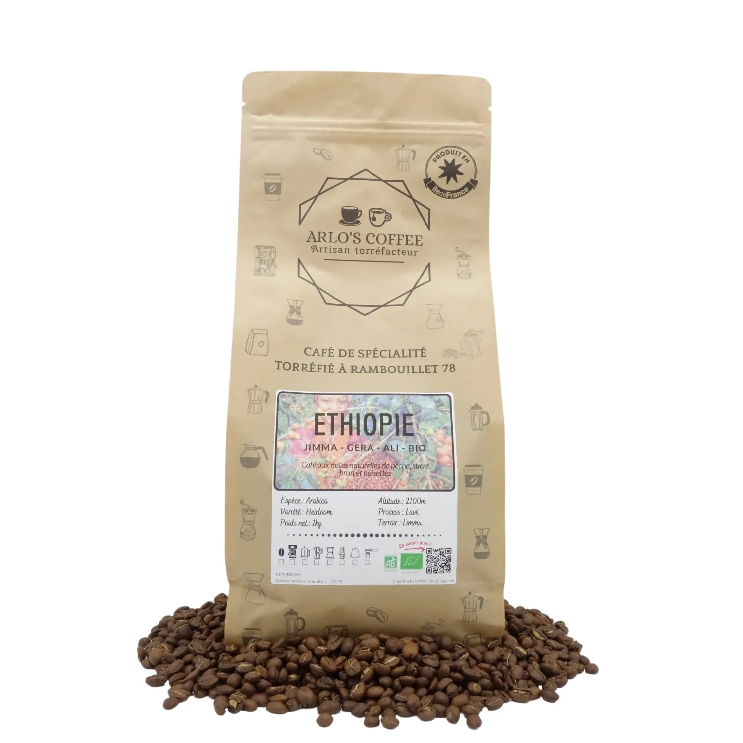Café Ethiopie bio - Arlo's coffee