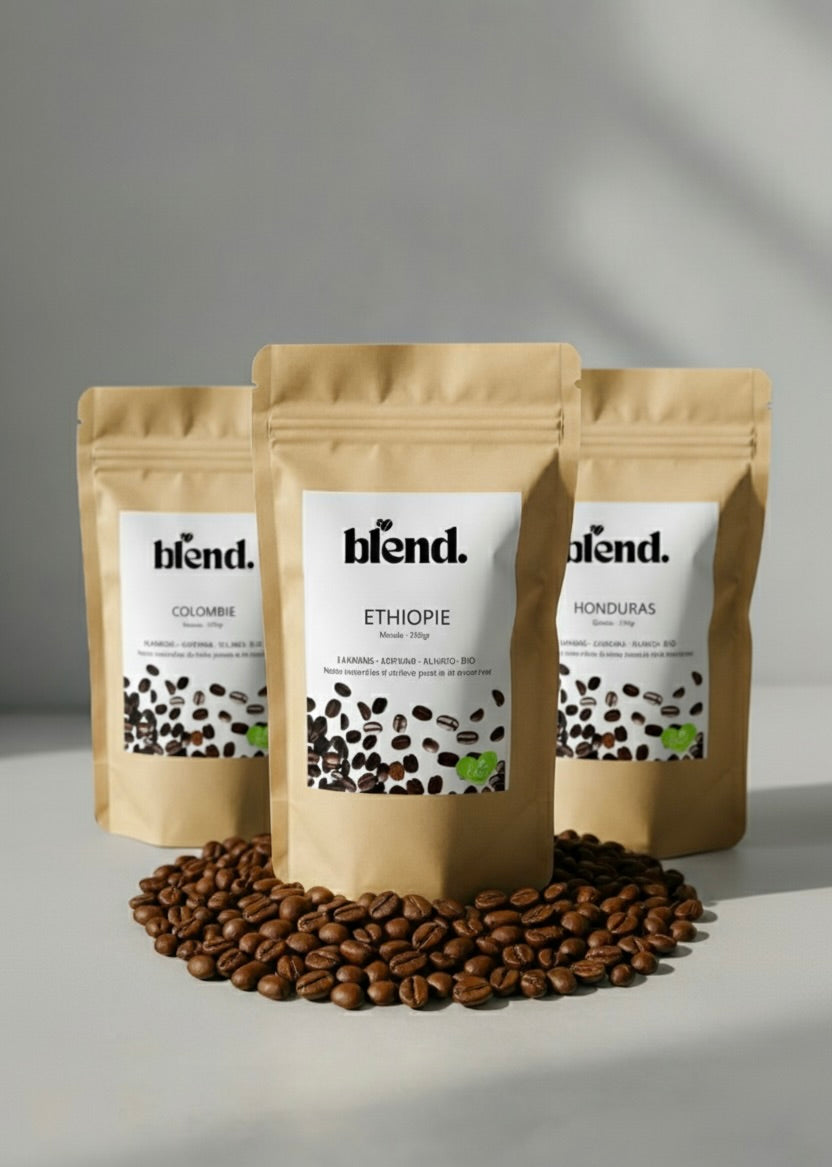Coffret découverte : Autour du monde 3 x 100 Gr Grains (0,57 €/tasse)