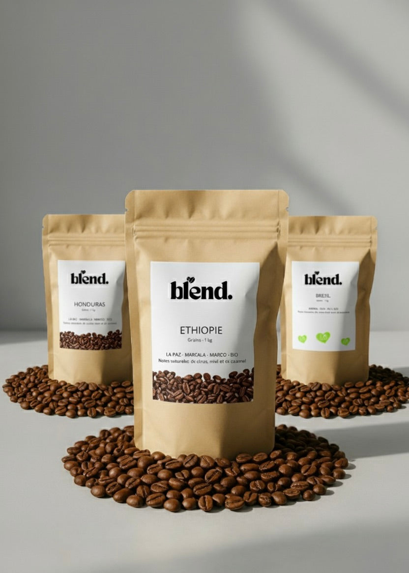 Coffret découverte : Autour du monde 3 x 100 Gr Grains (0,57 €/tasse)