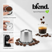 Capsule 100% réutilisable pour Nespresso®