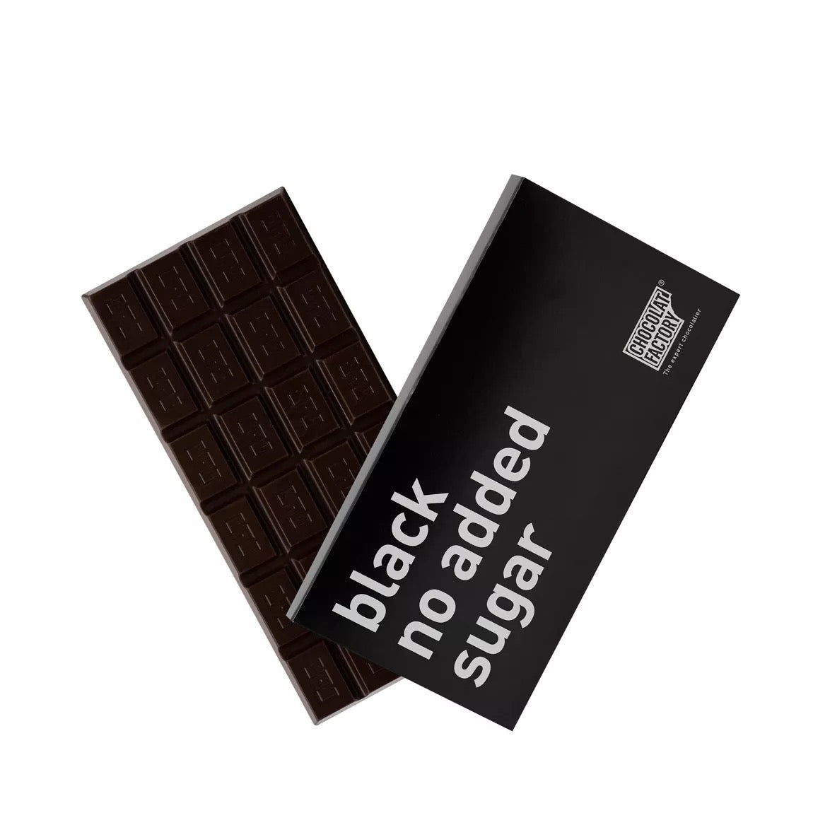 Tablette de chocolat noir sans sucre - Chocolat Factory